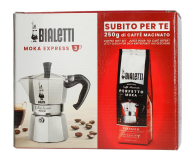 Bialetti Zestaw Moka Express 3tz + kawa Perfetto Moka Classico - 1062030 - zdjęcie 2